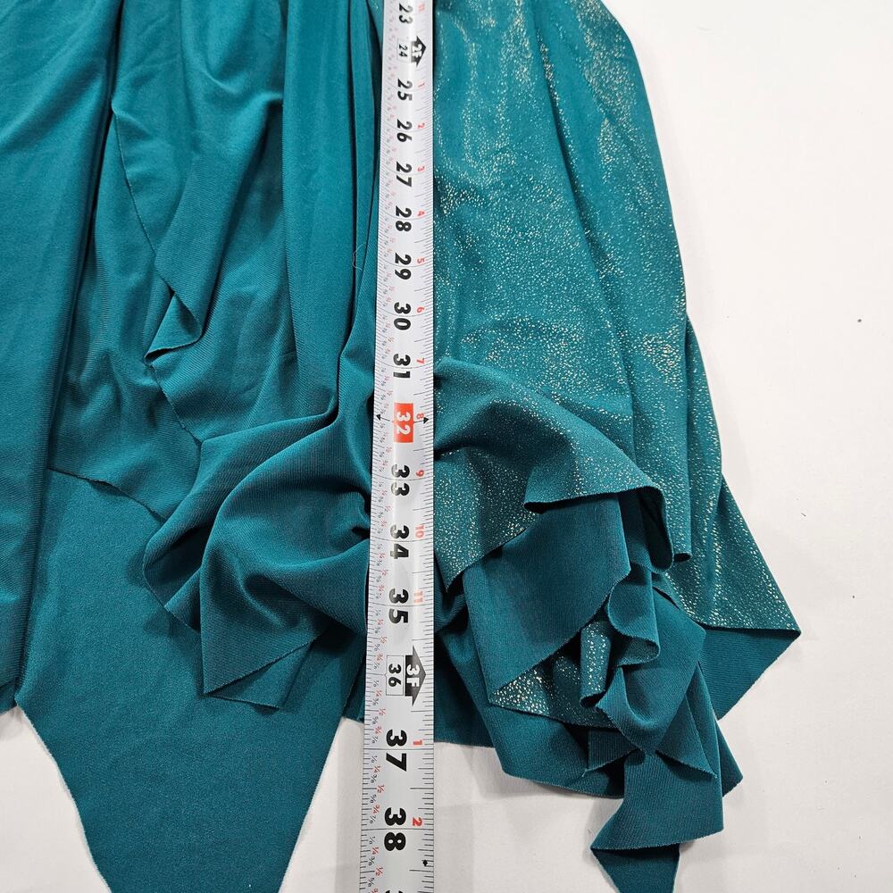 Y2k Midi Dress Asymmetrical Hem Fairycore Blue - Small - Picture 7 of 7